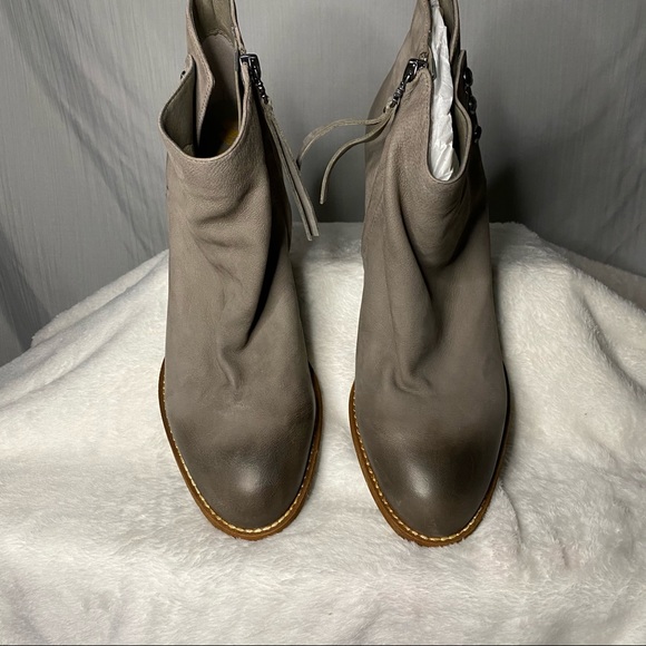 Sam Edelman gray zippered ankle boots Sz 10 NWOT - Picture 4 of 6